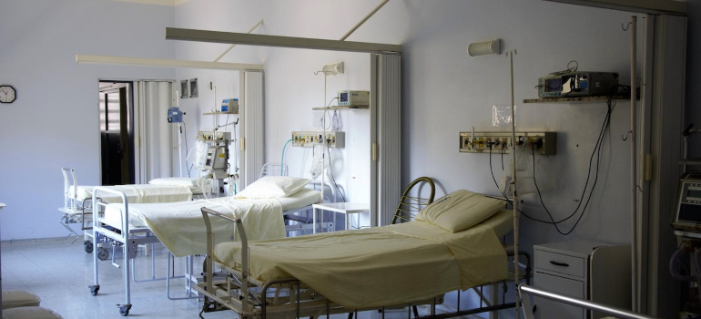 a hospital room
