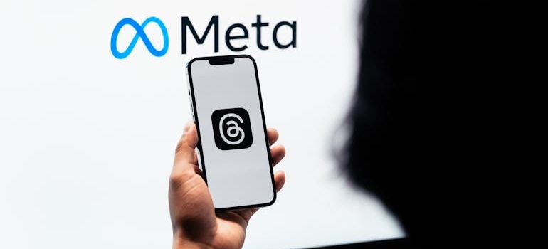 A person holding a smartphone